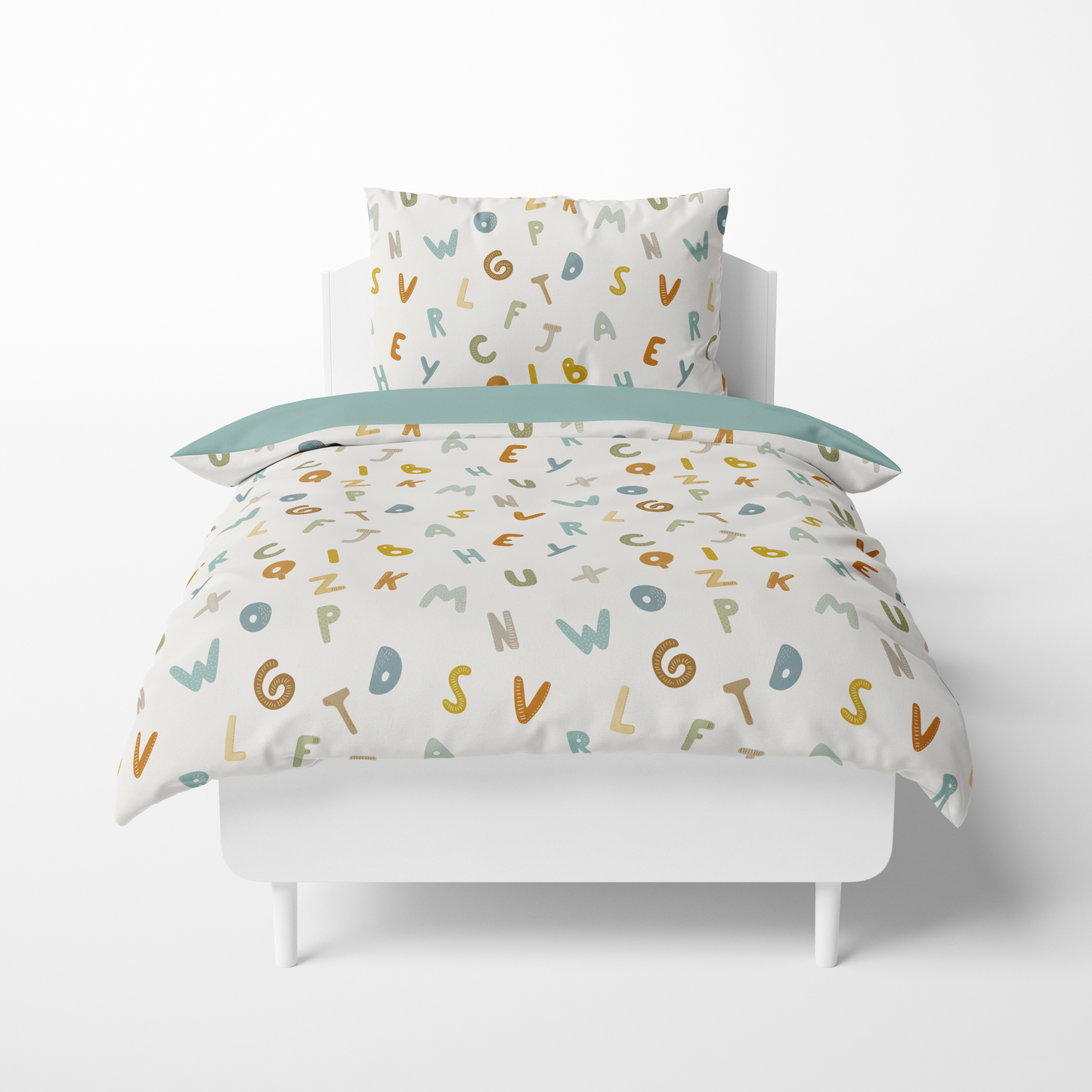 Funda Nórdica Reversible Cama Sopa de letras