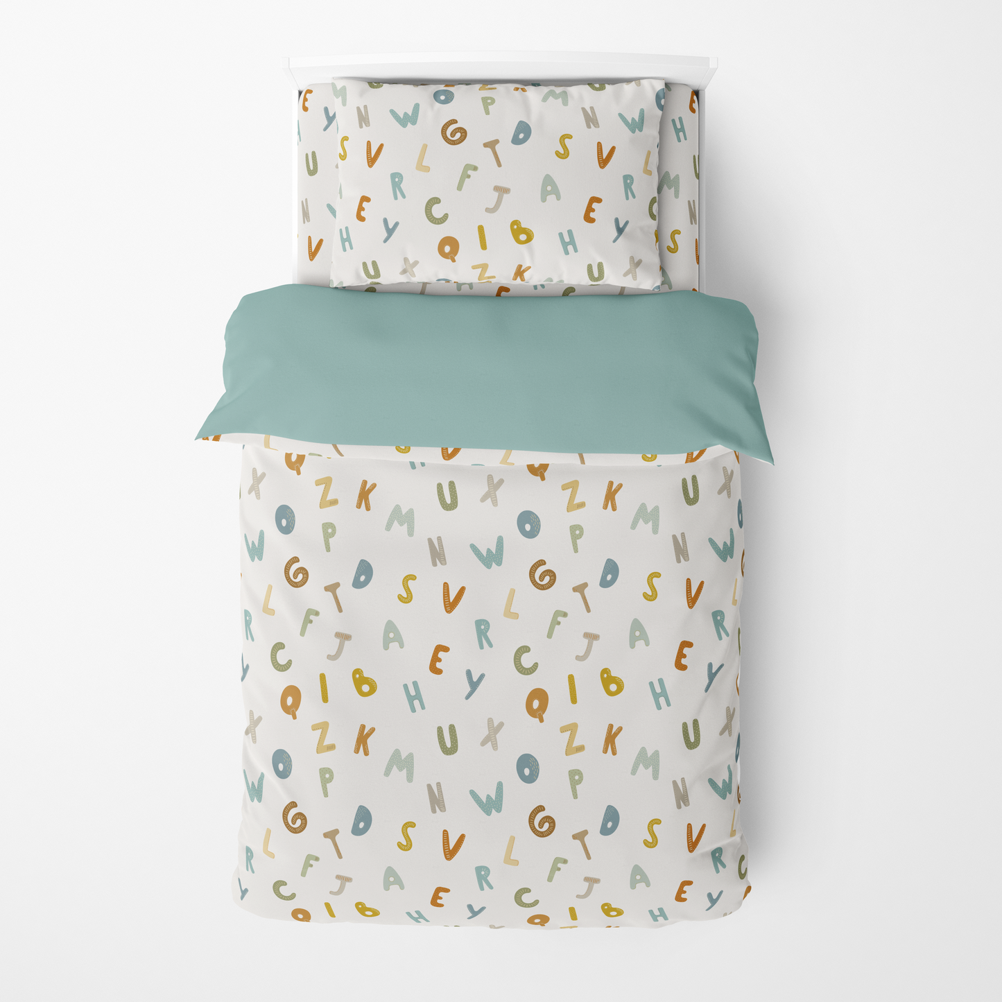 Funda Nórdica Reversible Cama Sopa de letras