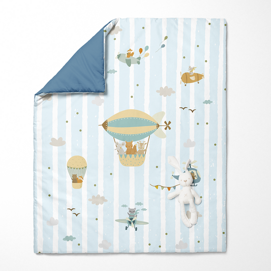 Funda Nórdica Reversible Globos para cuna