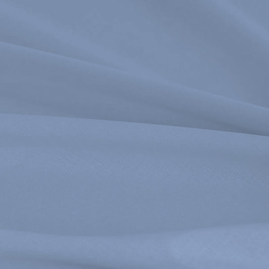 Sábana bajera ajustable para cuna de algodón orgánico super suave azul