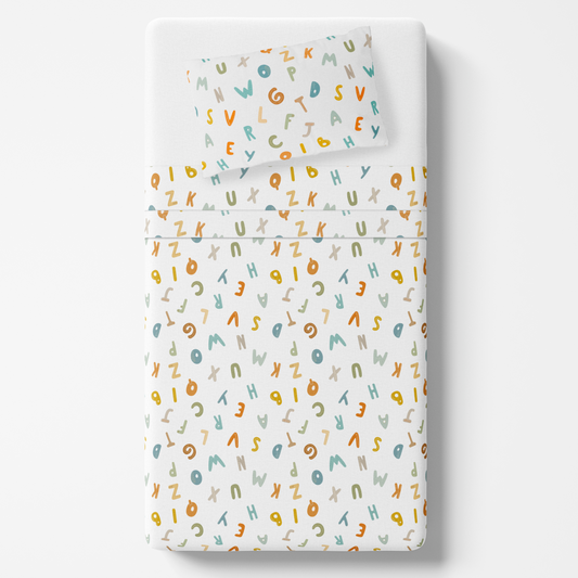 Bed Sheet Set Letters
